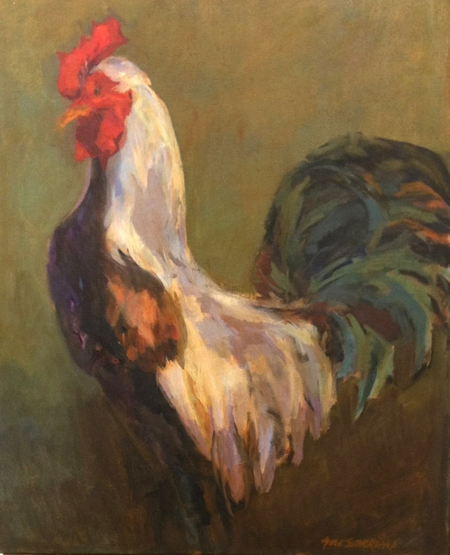 Ruler of the Roost 40x30 oil 